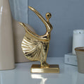Pirouette Ballerina Sculpture in Gold and Silver