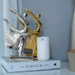 Pirouette Ballerina Sculpture in Gold and Silver