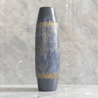 Semavi Collection Sky Pillar Handmade Cylinder Decorative Vase Grey Blue Gold Ceramic