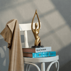 Serenya Golden Namaste Yoga Sculpture