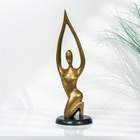 Serenya Golden Namaste Yoga Sculpture